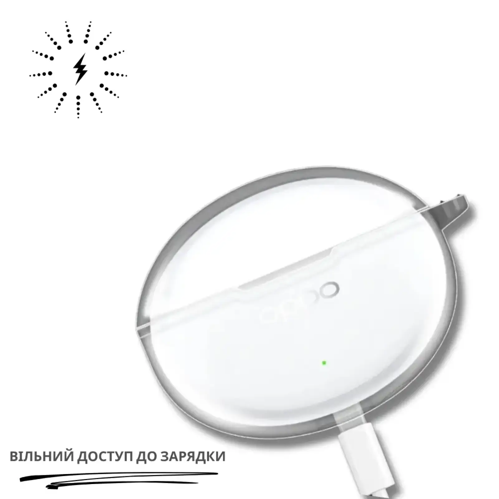 Чохол Soft TPU BeCover для OPPO Enco Air4 Pro (ETEA1) Transparent (714836)