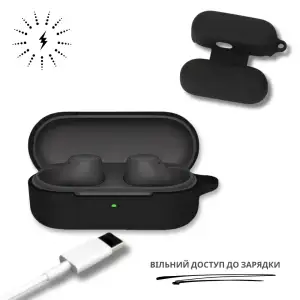 Чохол Silicon BeCover для Sony WF-C510 Black (714839)
