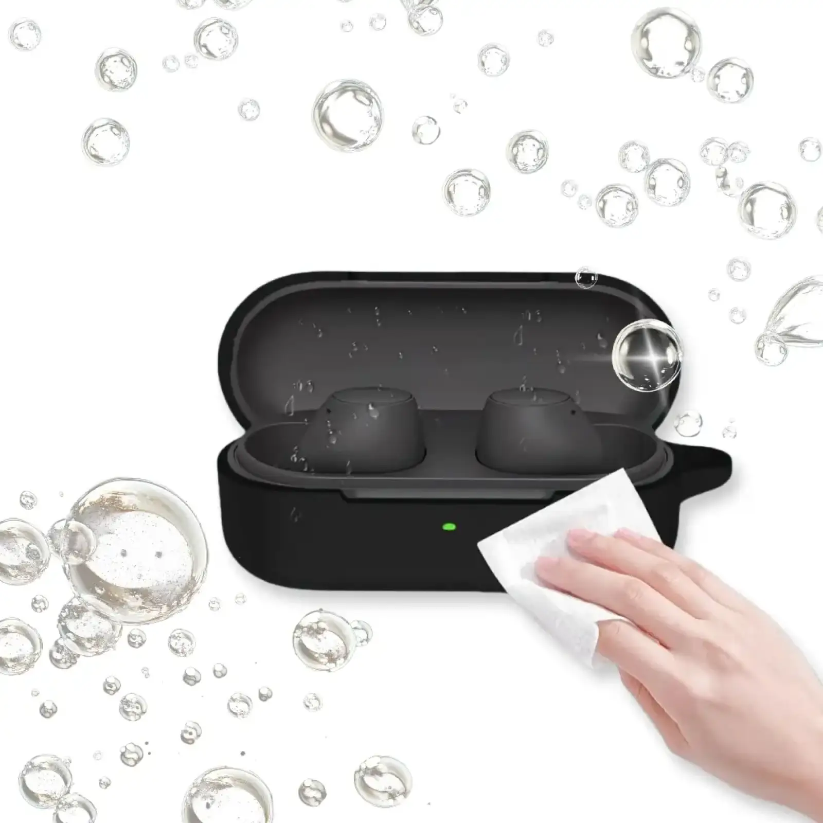 Чохол Silicon BeCover для Sony WF-C510 Black (714839)