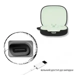 Чохол Silicon BeCover для Xiaomi Redmi Buds 7s Black (714817)