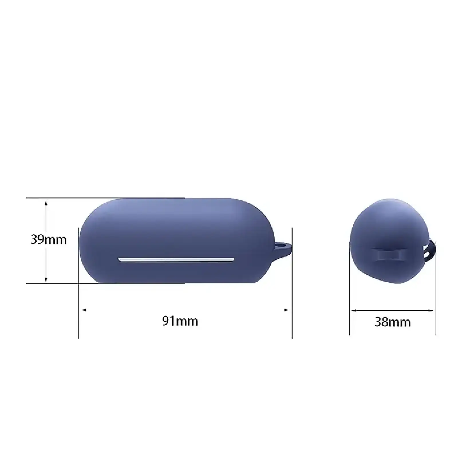 Чохол Silicon BeCover для Sony WF-C500 Dark Blue (712021)