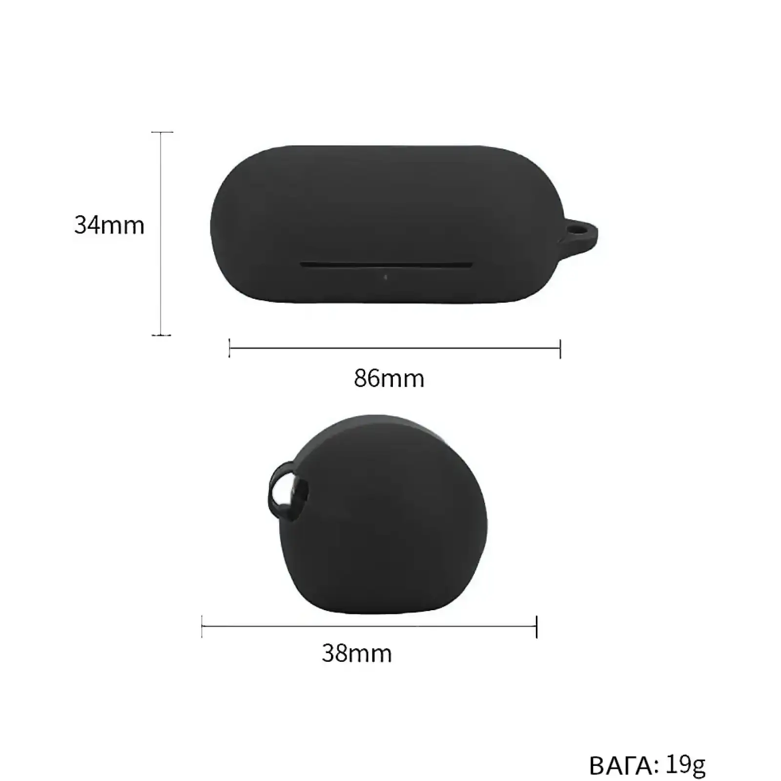 Чохол Silicon BeCover для Sony WF-C700N Black (712028)