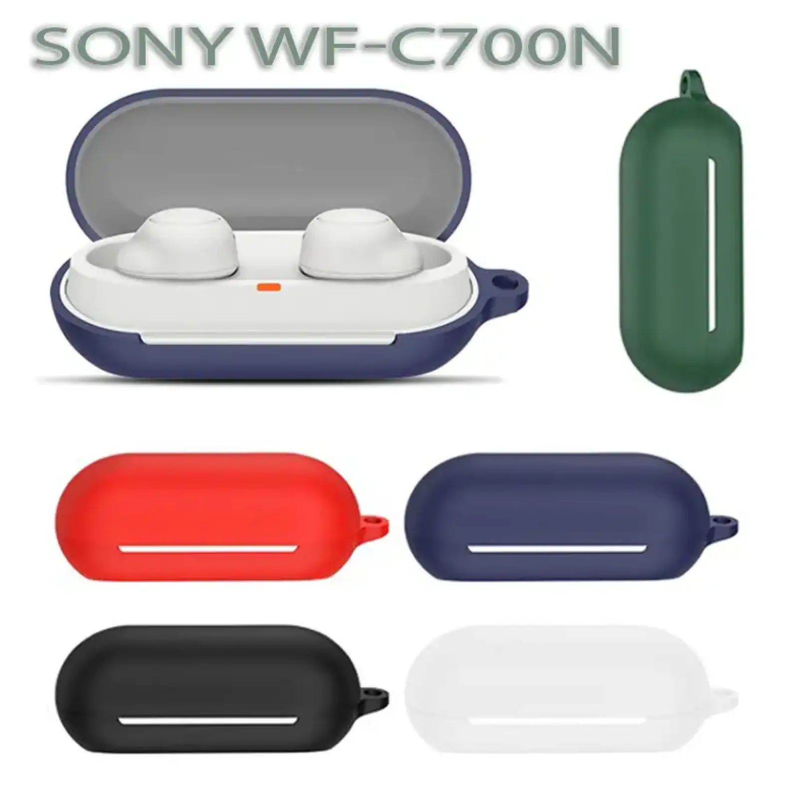 Чохол Silicon BeCover для Sony WF-C700N Black (712028)