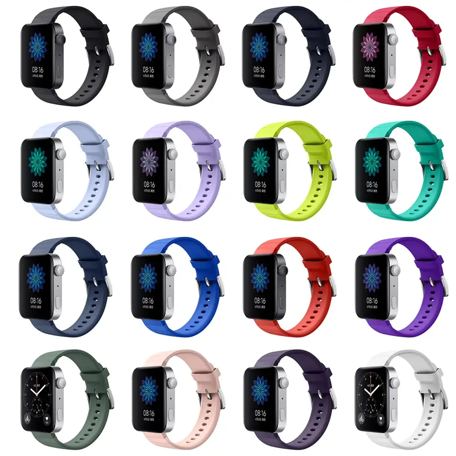 Силіконовий ремінець BeCover для Xiaomi Mi Watch / Garmin Vivoactive 3S / 4S / Venu 2С / Canyon CNS-SW71SS / Mobvoi TicWatch C2 / Withings Activite Steel / HUAWEI HONOR S1 Black (704507)