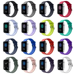 Силіконовий ремінець BeCover для Xiaomi Mi Watch / Garmin Vivoactive 3S / 4S / Venu 2С / Canyon CNS-SW71SS / Mobvoi TicWatch C2 / Withings Activite Steel / HUAWEI HONOR S1 Black (704507)