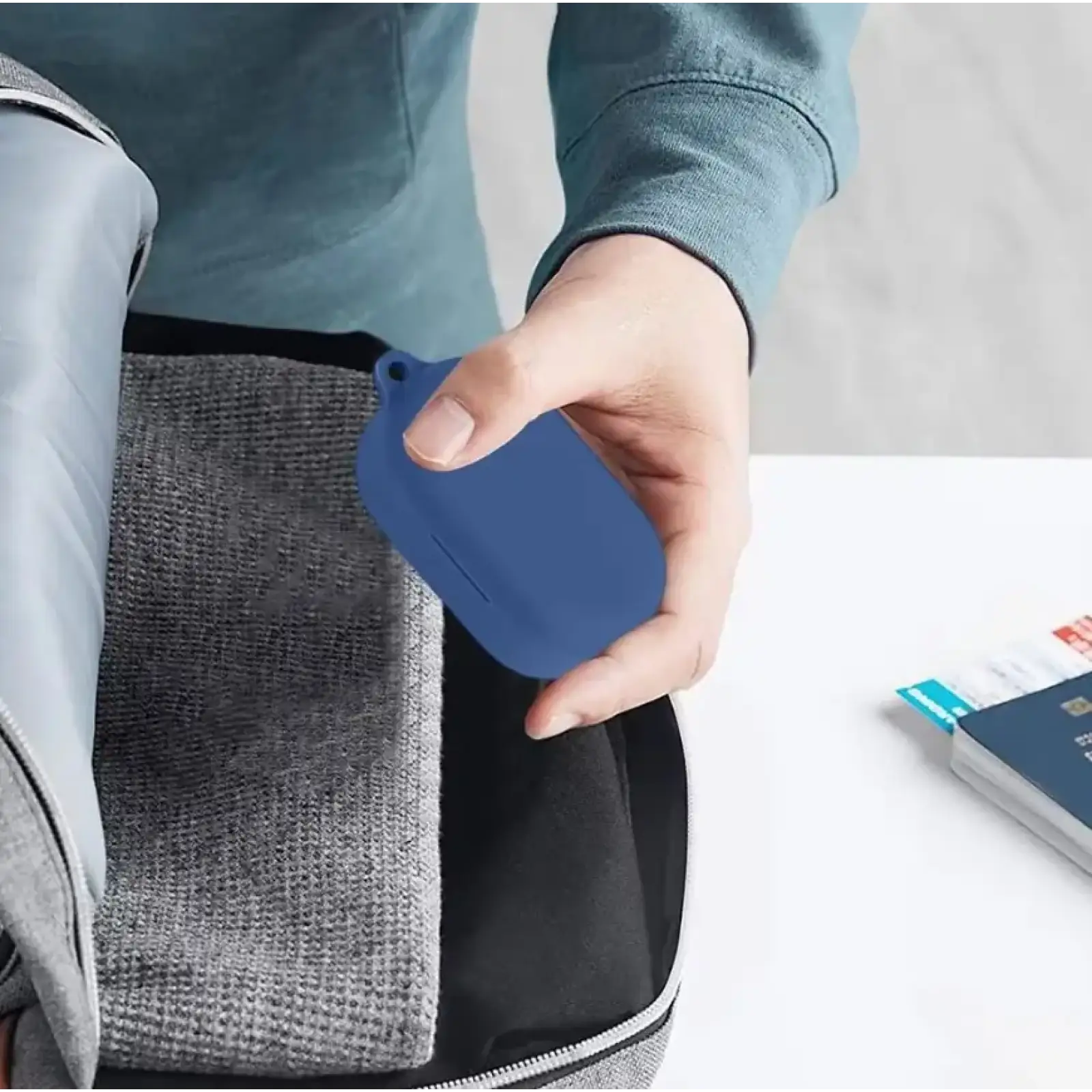 Чохол Silicon BeCover для OPPO Enco Buds 2 Pro Deep Blue (713224)