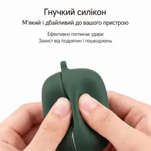 Чохол Silicon BeCover для OPPO Enco Buds 3 Dark Green (715910)