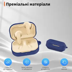 Чохол Silicon BeCover для Realme Buds Air 8 Deep Blue (715898)