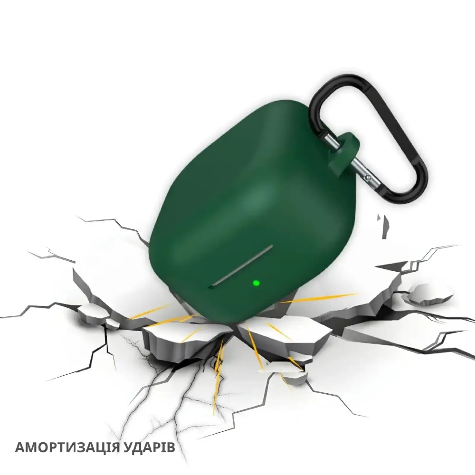 Чохол Silicon BeCover для Samsung Galaxy Buds 4 / 4 Pro Dark Green (715876)