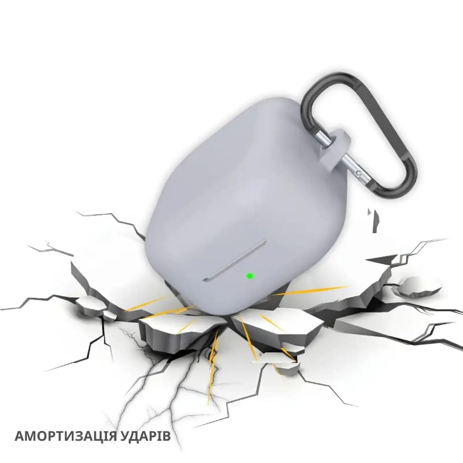 Чохол Silicon BeCover для Samsung Galaxy Buds 4 / 4 Pro Gray (715877)