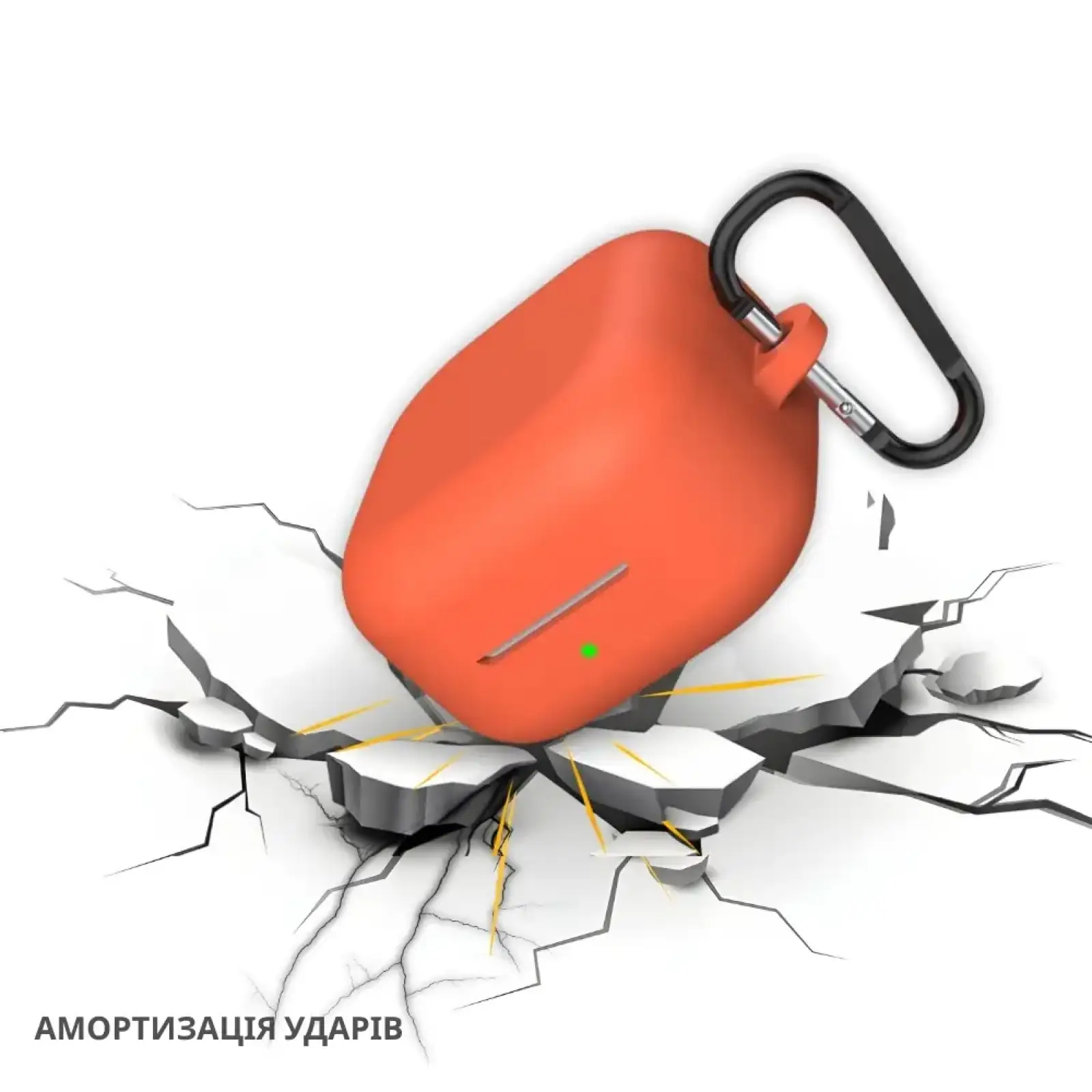 Чохол Silicon BeCover для Samsung Galaxy Buds 4 / 4 Pro Orange (715881)