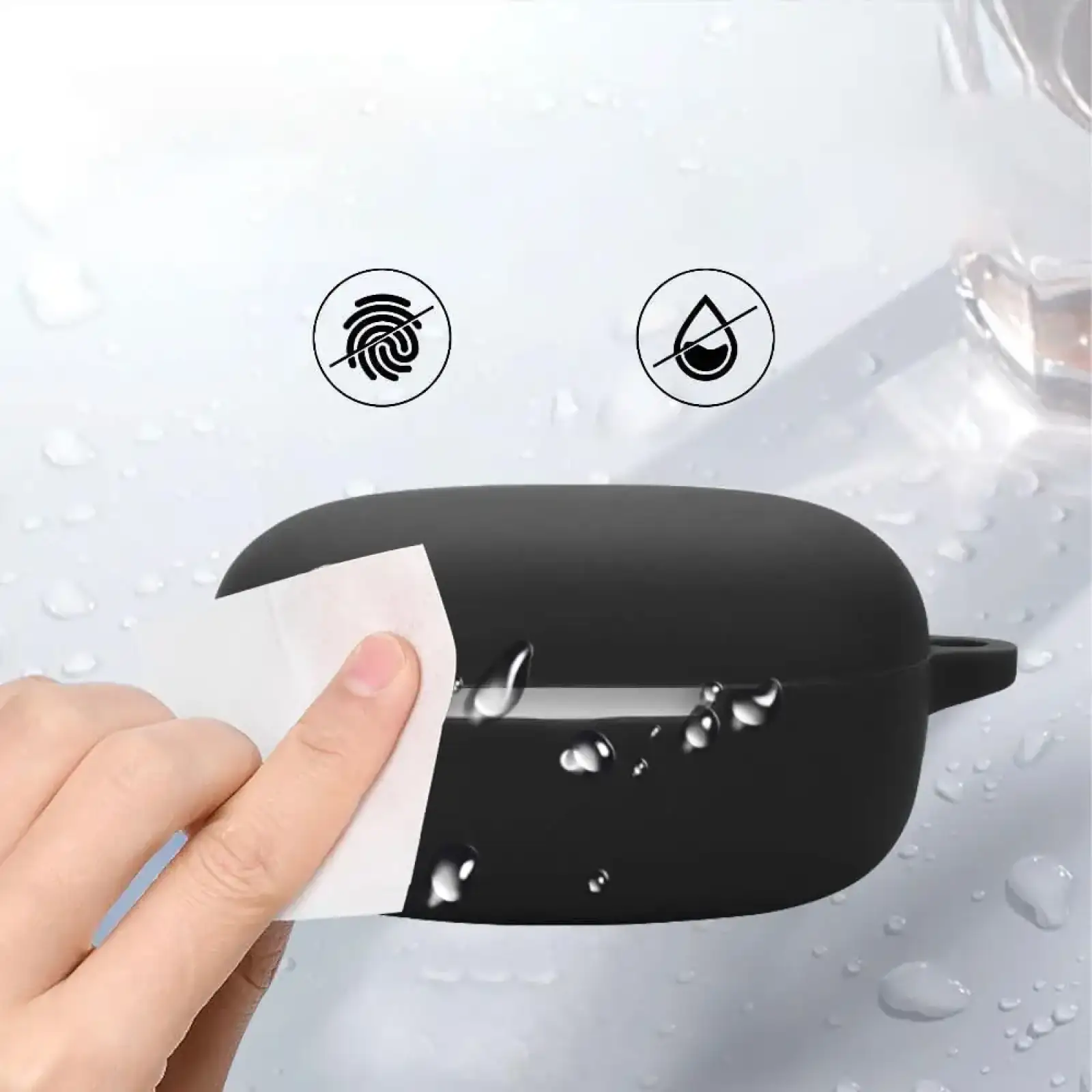 Чохол Silicon BeCover для Xiaomi Redmi Buds 6 Play Black (713228)