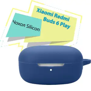 Чохол Silicon BeCover для Xiaomi Redmi Buds 6 Play Deep Blue (713229)