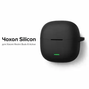 Чохол Silicon BeCover для Xiaomi Redmi Buds 8 Active Black (715900)