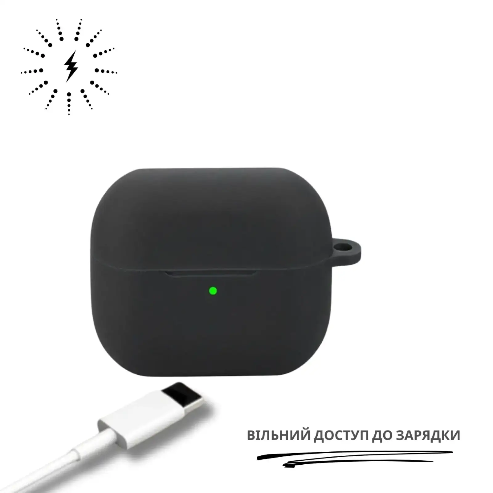 Чохол Silicon BeCover для Samsung Galaxy Buds 3 FE Black (715110)