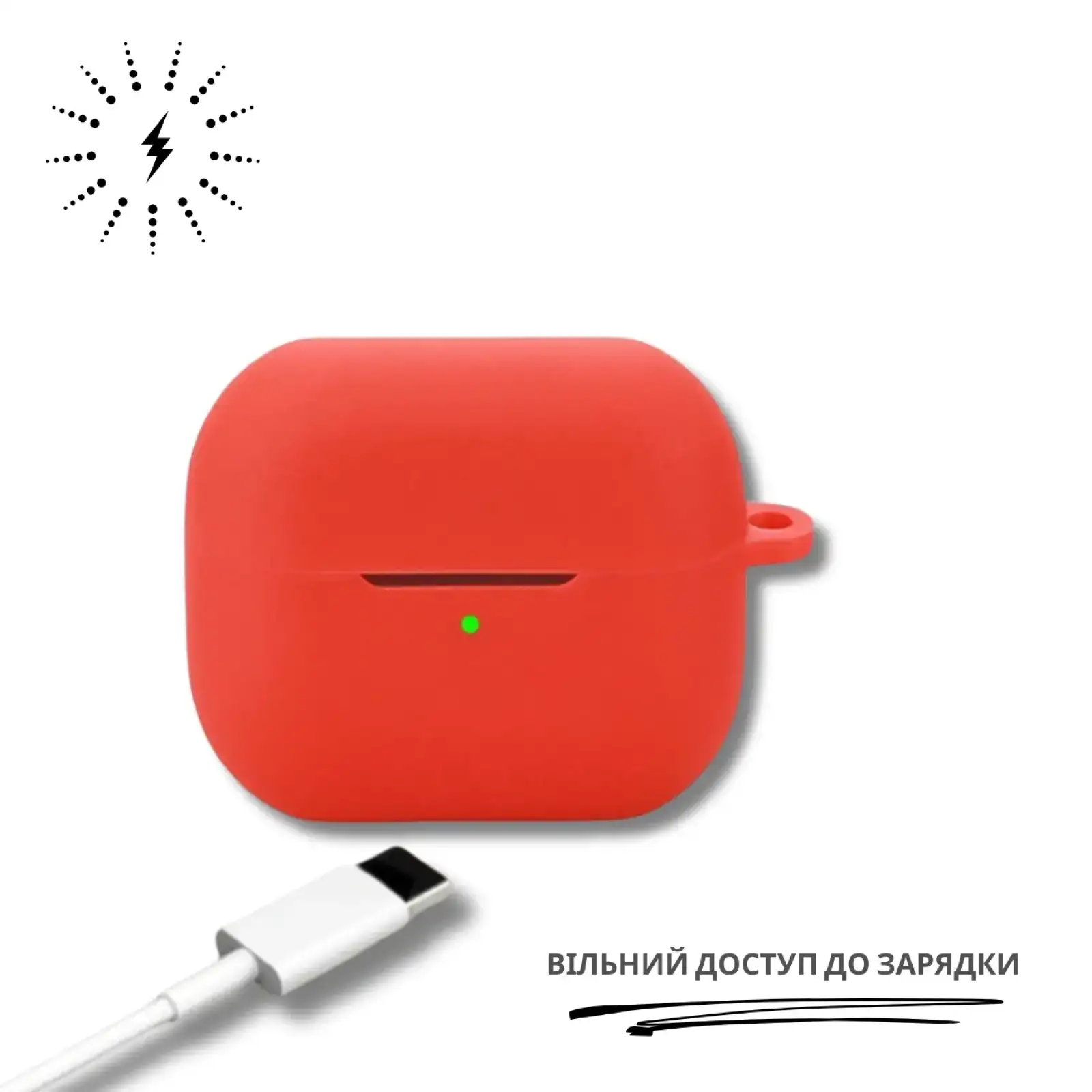 Чохол Silicon BeCover для Samsung Galaxy Buds 3 FE Red (715114)