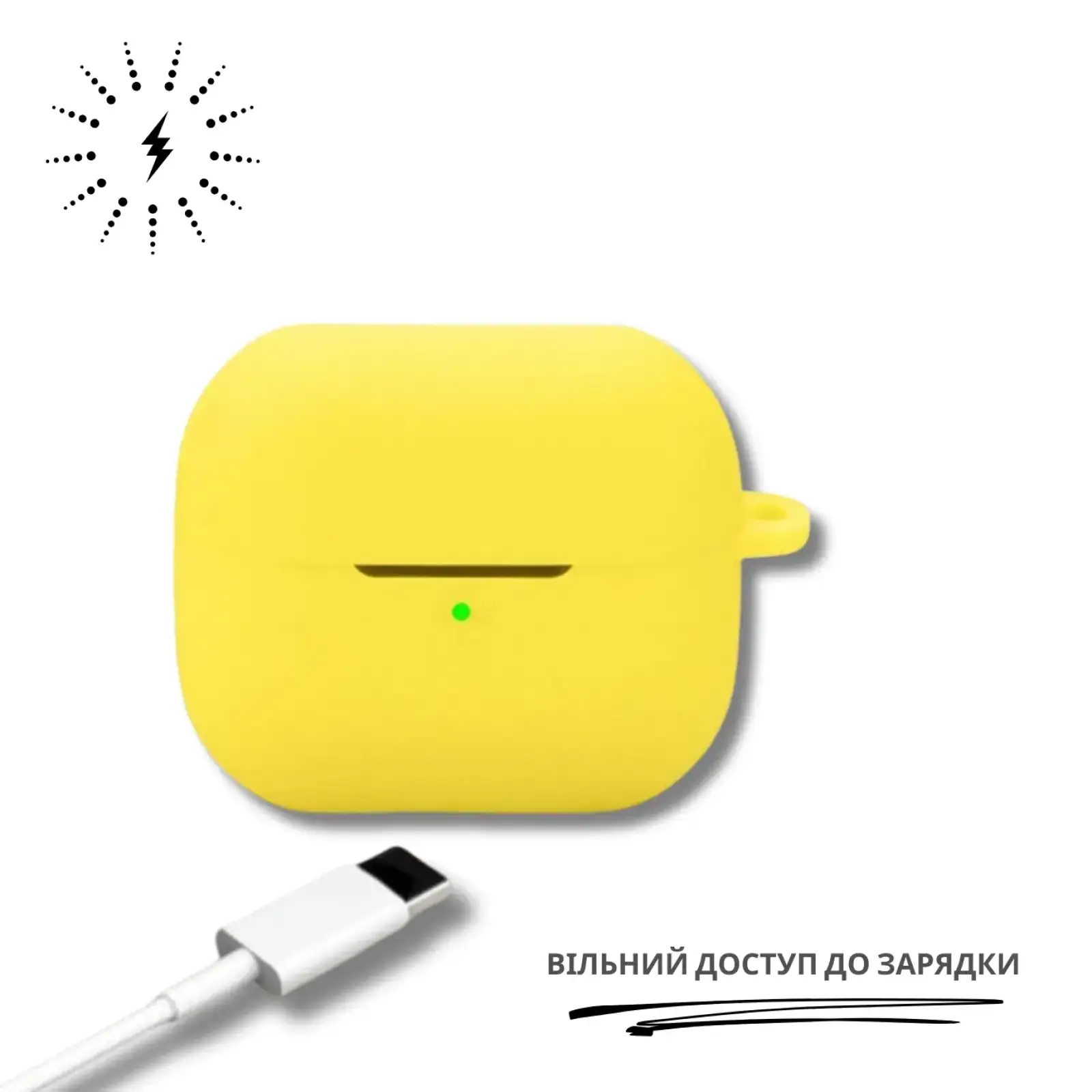 Чохол Silicon BeCover для Samsung Galaxy Buds 3 FE Yellow (715116)