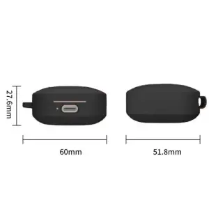 Чохол Silicon BeCover для Xiaomi Redmi Buds 6 Active Black (712012)