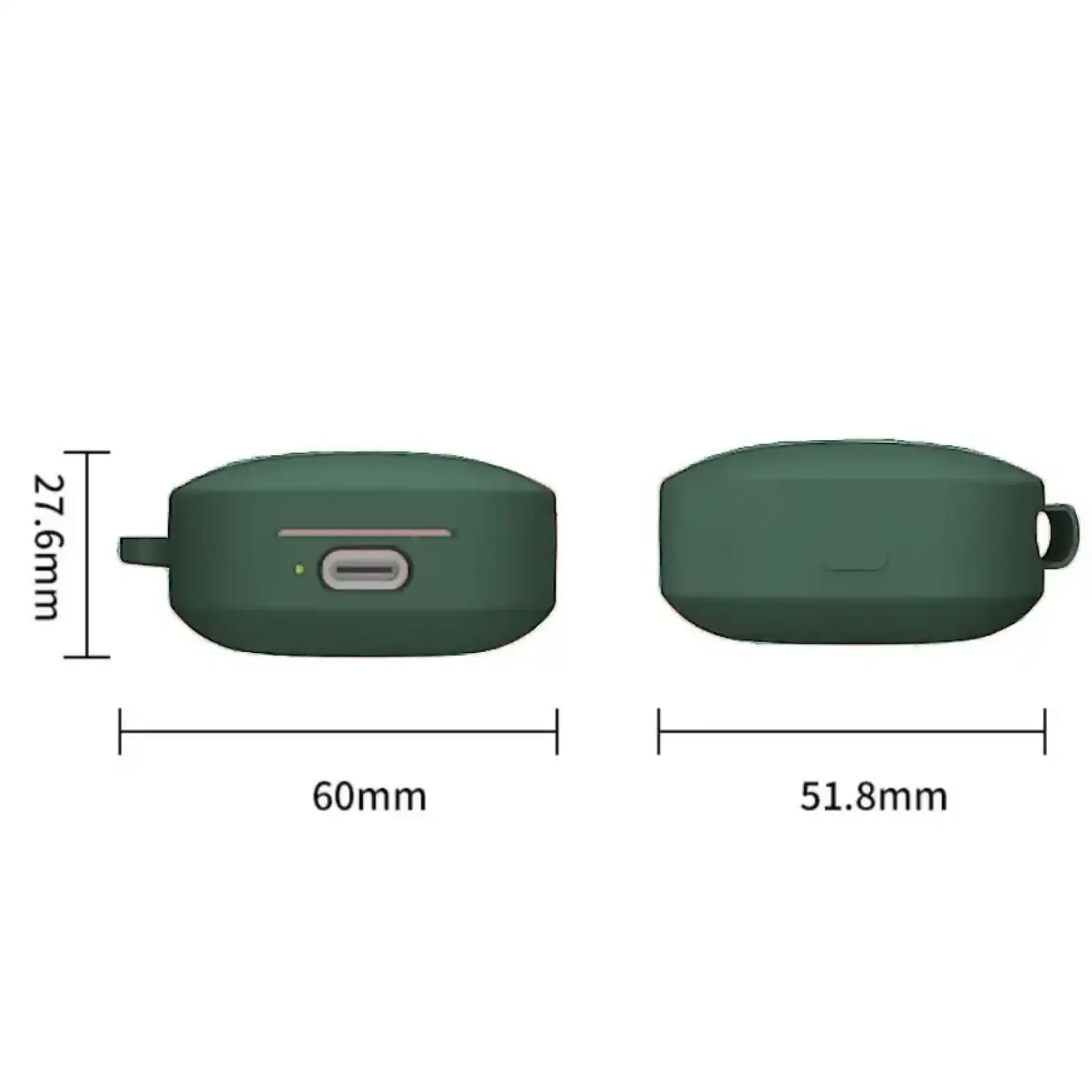 Чохол Silicon BeCover для Xiaomi Redmi Buds 6 Active Dark Green (712014)
