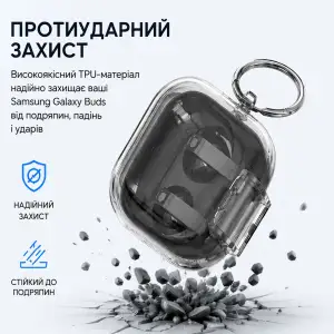 Чохол Soft TPU BeCover для Samsung Galaxy Buds 4 / 4 Pro Transparent (715886)
