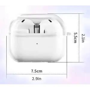 Чохол Soft TPU BeCover для Samsung Galaxy Buds 3 Pro Transparent (712007)