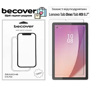 Захисне скло BeCover для Lenovo Tab One / Tab K9 8.7" 2025 (TB305XU/FU) (713700)