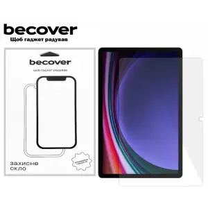 Захисне скло BeCover для Samsung Galaxy Tab S10 Plus (SM-X820/SM-X826)/S9 Plus (SM-X810/SM-X816) 12.4" (712271)