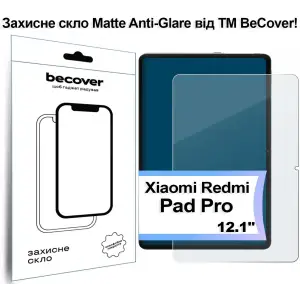 Захисне скло BeCover (Matte Anti-Glare) для Xiaomi Redmi Pad Pro 12.1'' (713446)