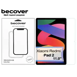 Захисне скло BeCover для Xiaomi Redmi Pad 2 11.0" (713570)