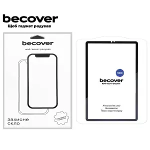 Захисне скло BeCover 10D для Samsung Galaxy Tab A9 SM-X115 8.7" Black (710585)