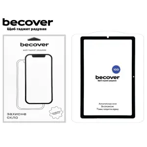 Захисне скло BeCover 10D для Samsung Galaxy Tab S6 Lite (2024) 10.4" P620/P625/P627 Black (710802)