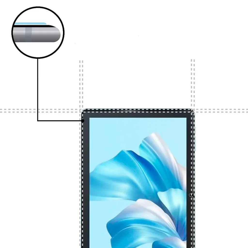 Захисне скло BeCover для Oscal Pad 60 10.1