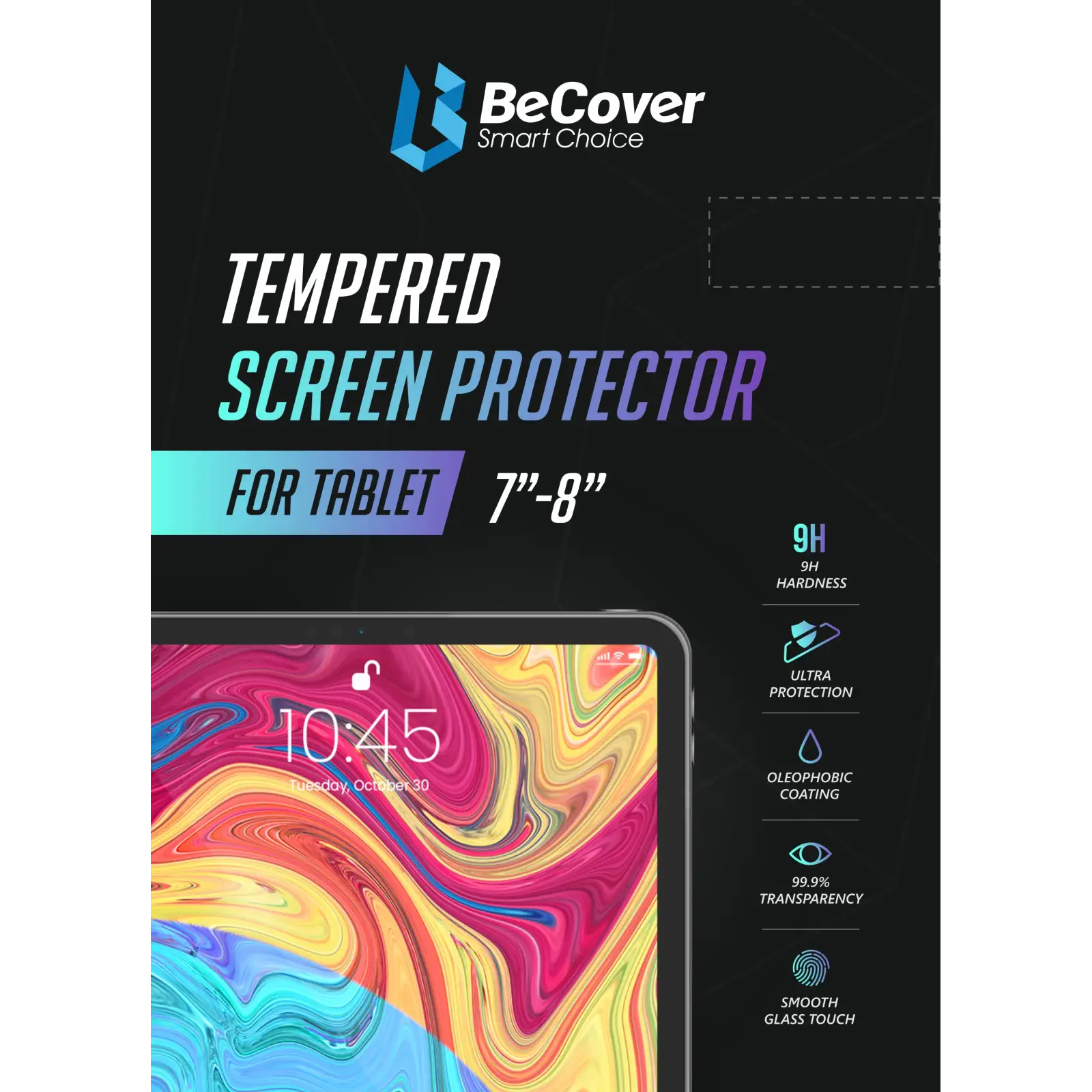Защитное стекло BeCover для Blackview Tab 6 8