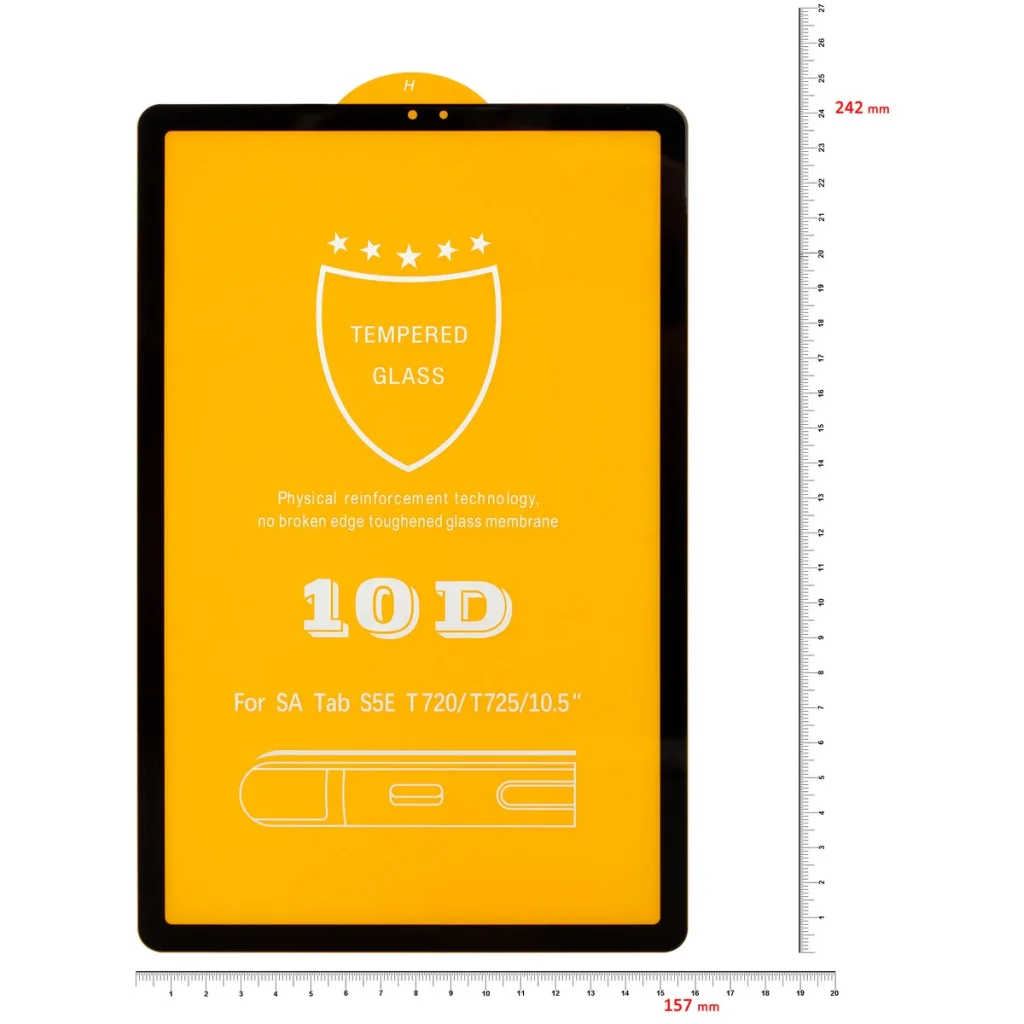 Захисне скло BeCover для Samsung Galaxy Tab S6 10.5 T865 Black (704219)