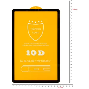 Захисне скло BeCover для Samsung Galaxy Tab S6 10.5 T865 Black (704219)