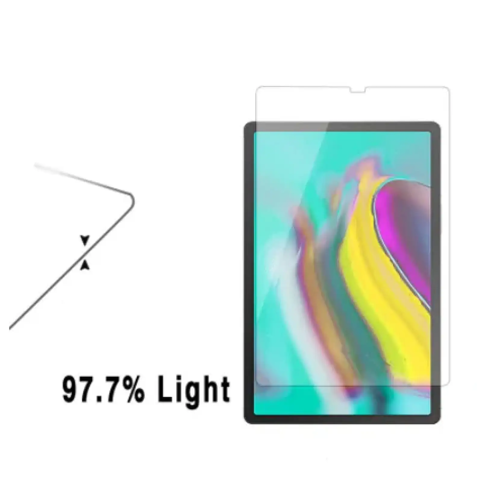 Защитное стекло BeCover для Samsung Galaxy Tab A7 Lite (706408)