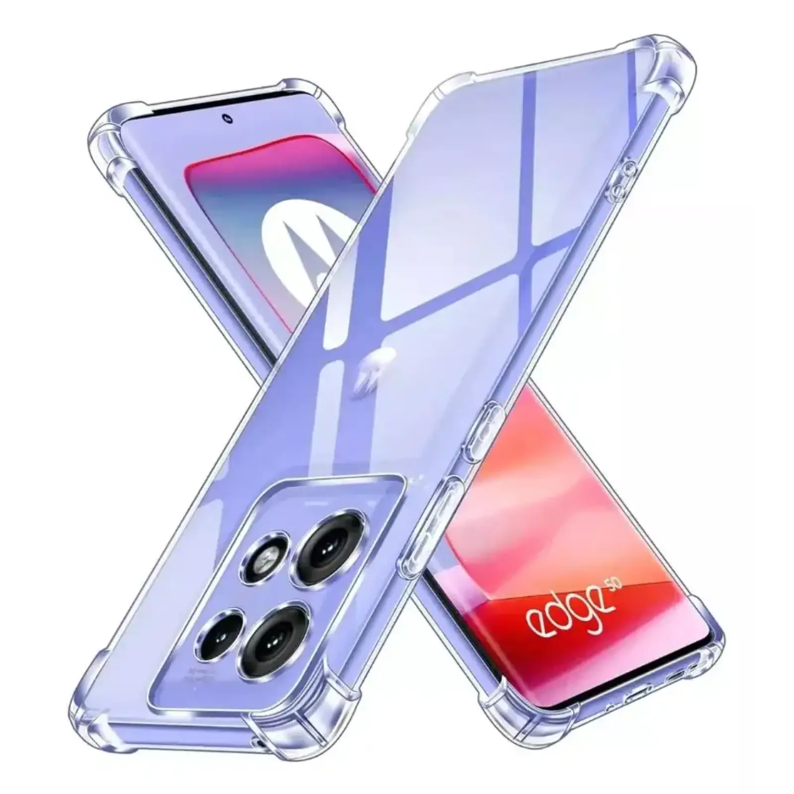 Чохол Anti-Shock BeCover для Motorola Edge 50 Clear (713149)