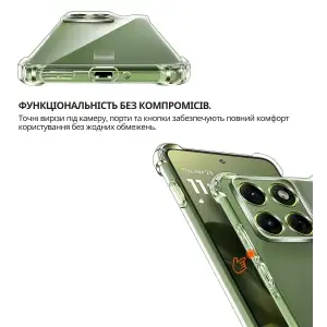 Чохол Anti-Shock BeCover для Motorola Edge 70 Clear (715069)