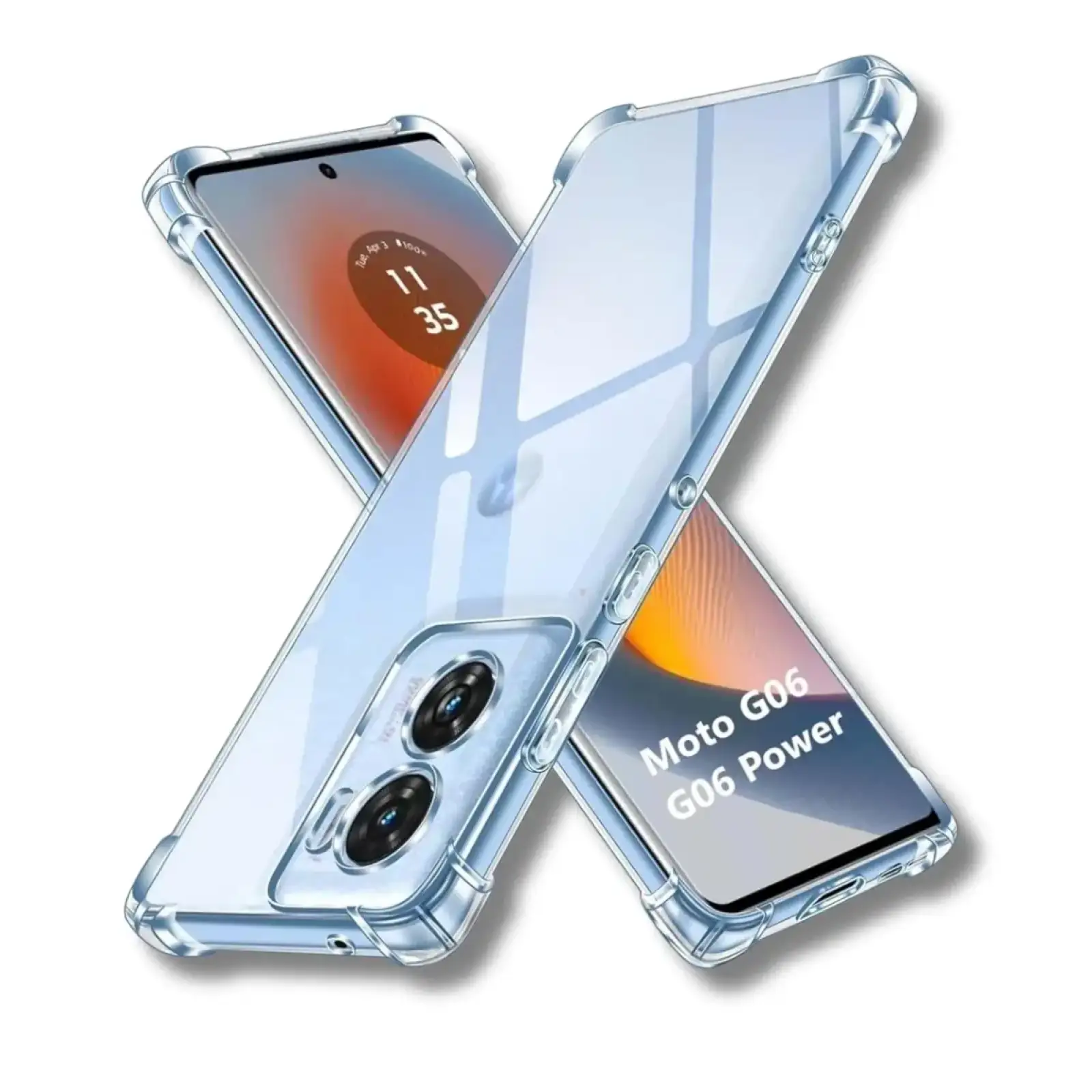 Чохол Anti-Shock BeCover для Motorola Moto G06, Motorola Moto G06 Power Clear (714699)