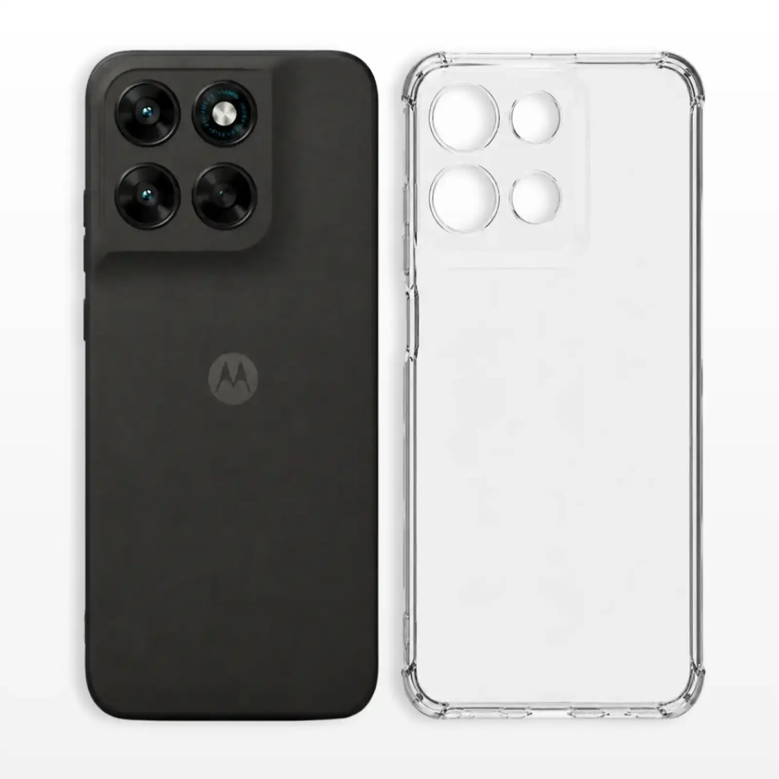 Чохол Anti-Shock BeCover для Motorola Moto G77 Clear (715700)
