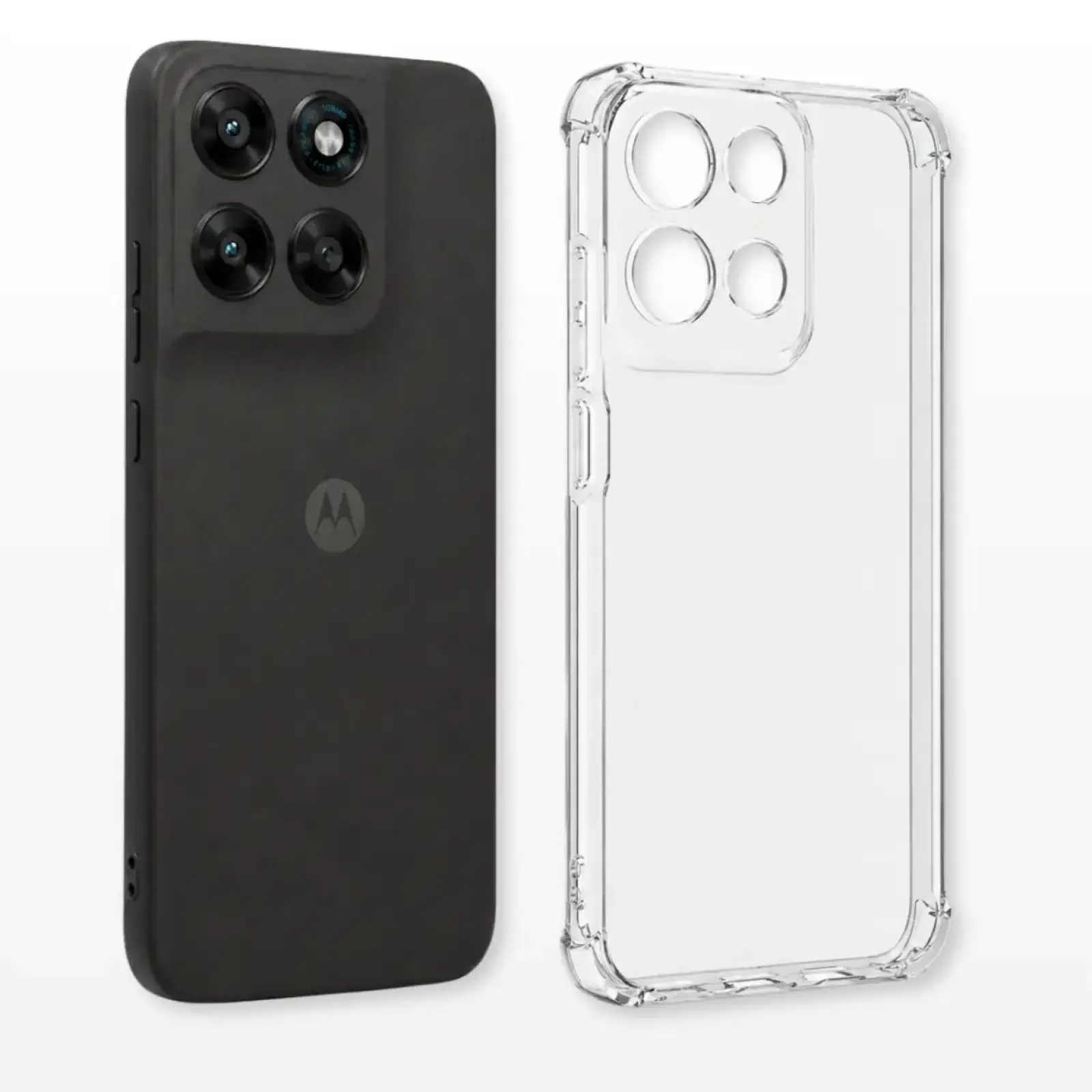 Чохол Anti-Shock BeCover для Motorola Moto G77 Clear (715700)