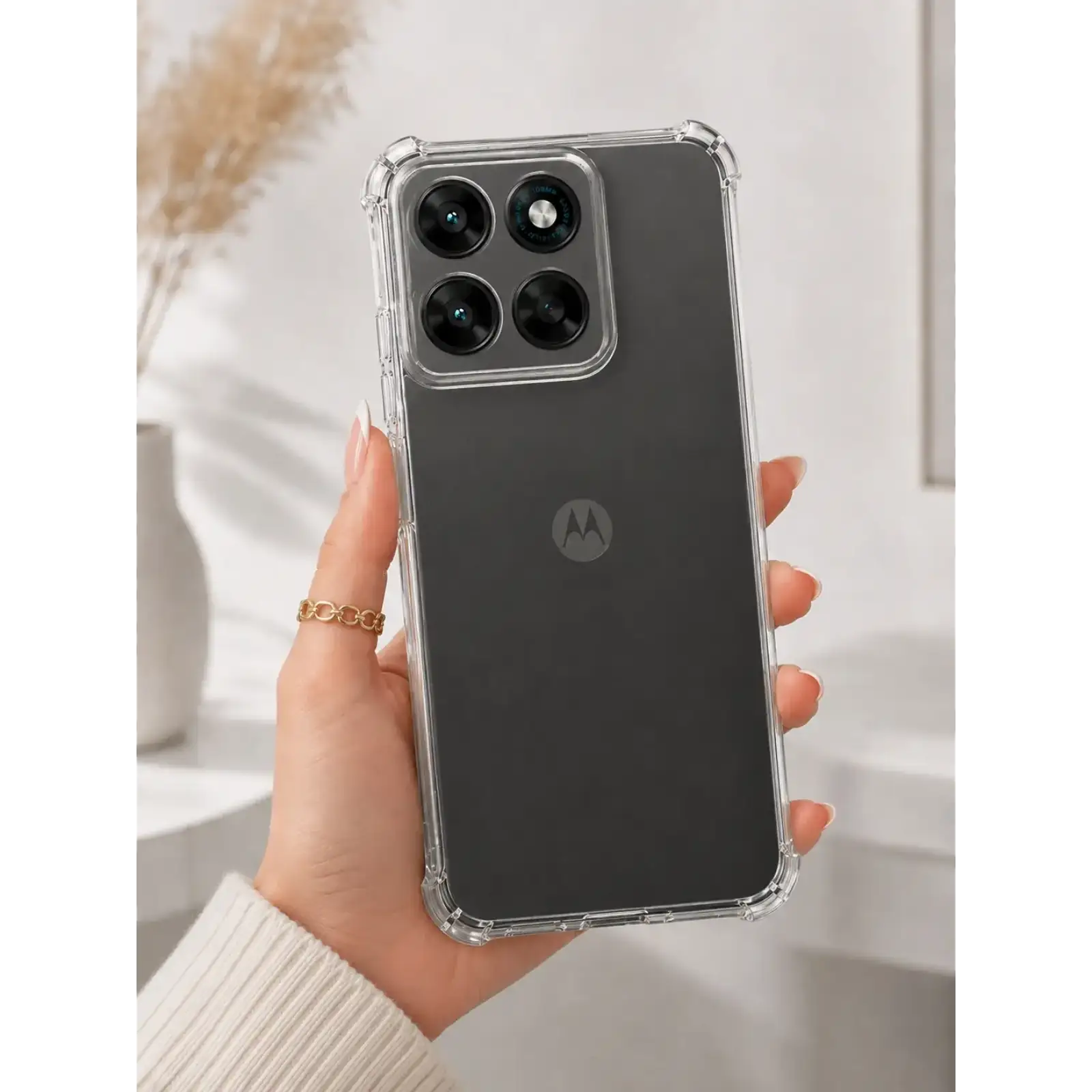 Чохол Anti-Shock BeCover для Motorola Moto G77 Clear (715700)