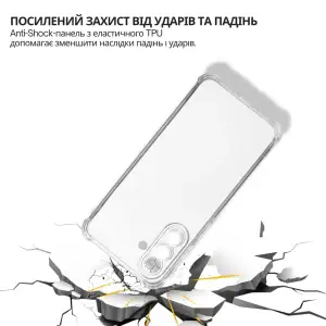 Чехол Anti-Shock BeCover для Samsung Galaxy A18 SM-A185 Clear (716336)