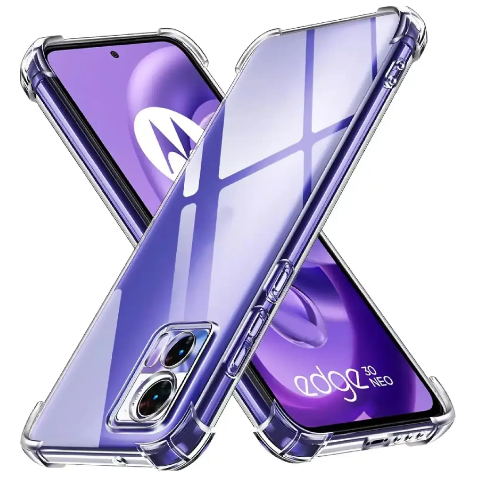 Чохол Anti-Shock BeCover для Motorola Edge 50 Fusion Clear (712307)