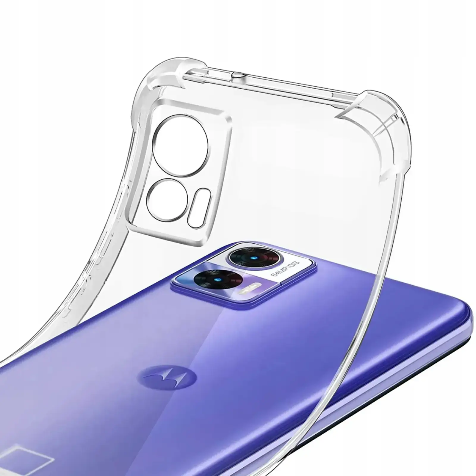 Чохол Anti-Shock BeCover для Motorola Edge 50 Fusion Clear (712307)
