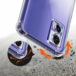 Чохол Anti-Shock BeCover для Motorola Edge 50 Fusion Clear (712307)