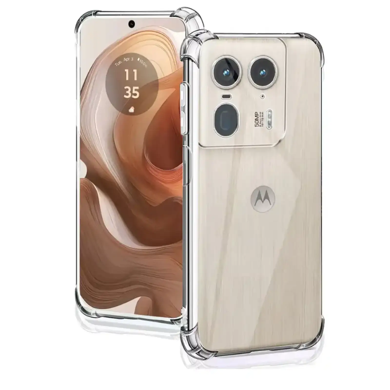 Чохол Anti-Shock BeCover для Motorola Edge 50 Ultra Clear (712308)