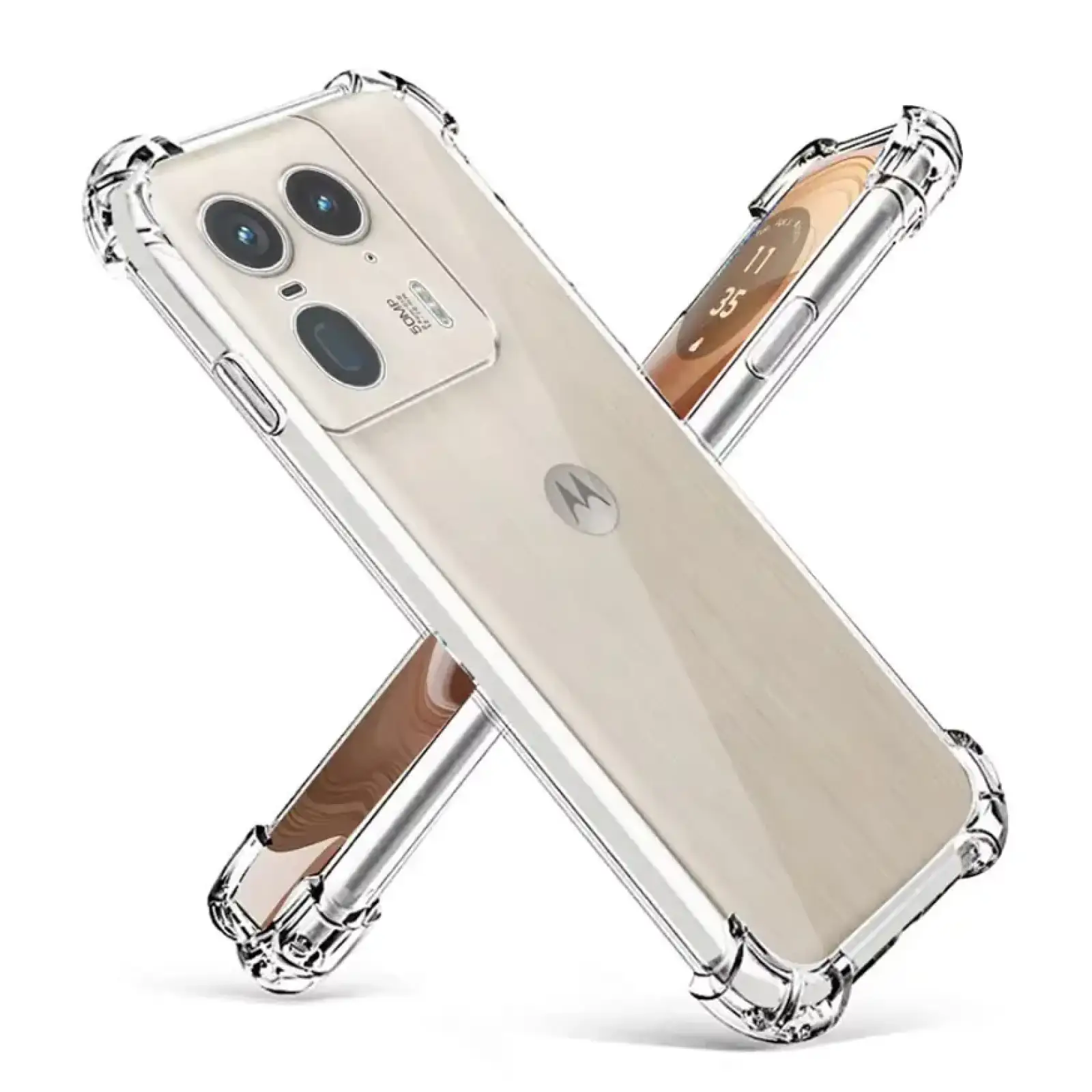 Чохол Anti-Shock BeCover для Motorola Edge 50 Ultra Clear (712308)