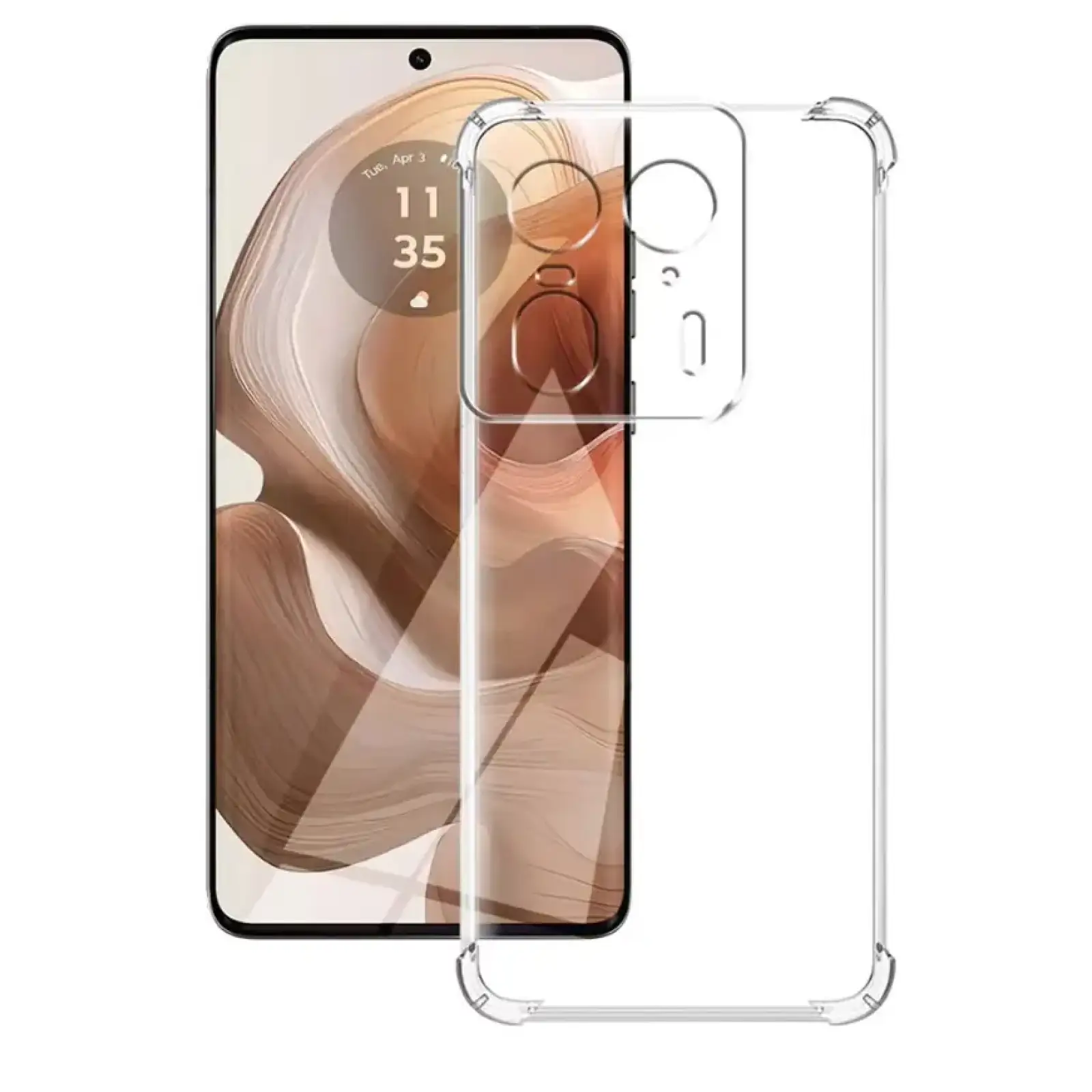 Чохол Anti-Shock BeCover для Motorola Edge 50 Ultra Clear (712308)