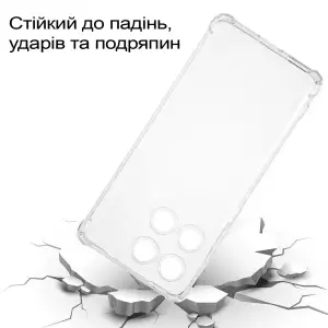 Чохол Anti-Shock BeCover для Motorola Edge 60 Clear (713804)
